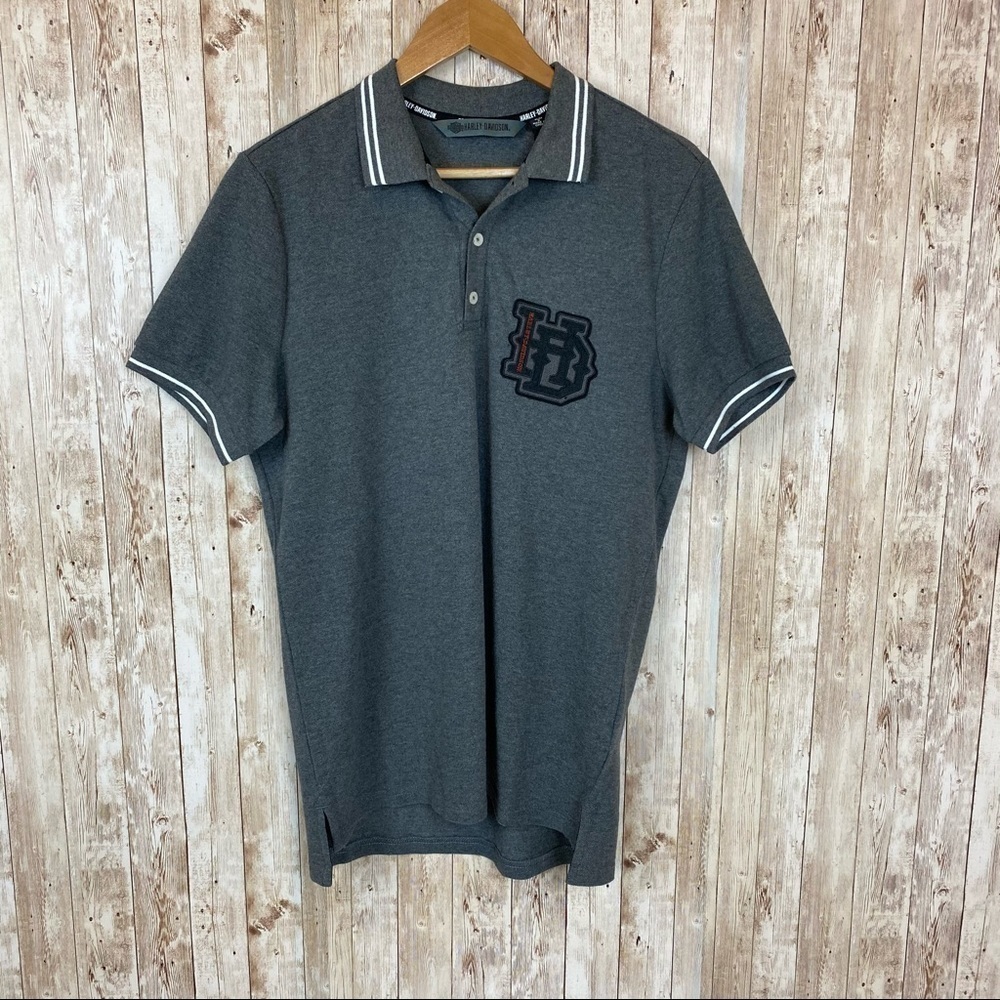 Harley Davidson Men’s Melange Slim Fit Polo Size Small‎